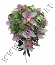 Букет невесты 147  Дикая орхидея